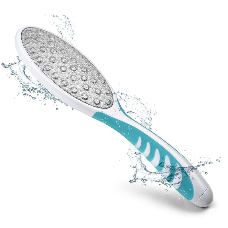 FVION Foot File Callus Remover Cracked Heel Shaver - Double Sided Pedicure File/Foot Scraper for Wet and Dry Feet - Image 1